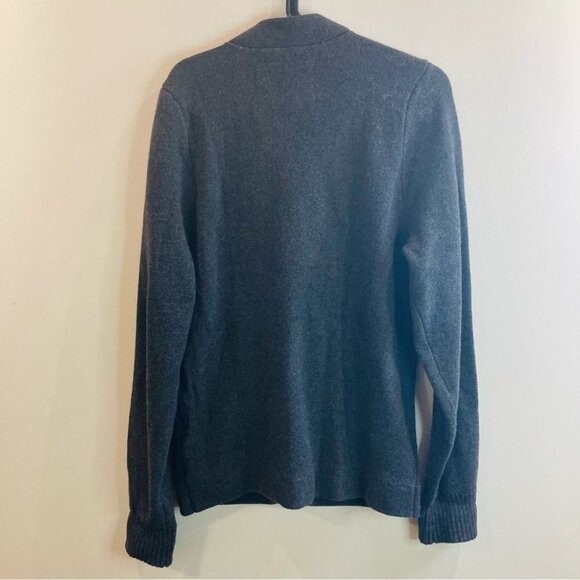 ABERCROMBIE & FITCH Sz XXL  Grandpa Core Dark Academia Emblem Pockets Cardigan - Picture 14 of 14